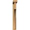Ekena Millwork Westlake Block Rough Sawn Bracket w/ Offset Brace, Western Red Cedar, 4"W x 24"D x 32"H BKT0402X24X32WTL05RWR - alternate 2